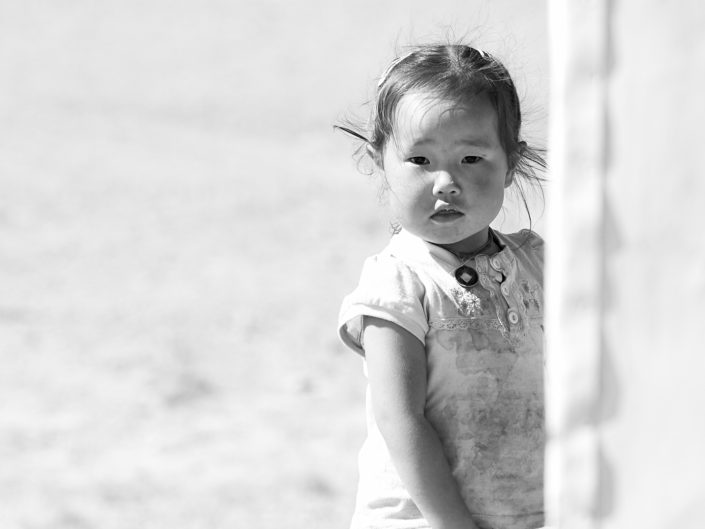 Enfant nomade mongole