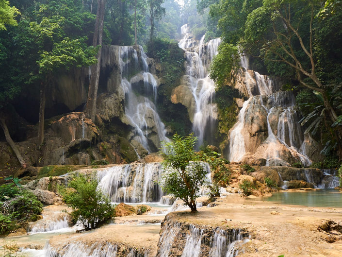 pvk photo tat kuang si chute cascade luang prabang laos