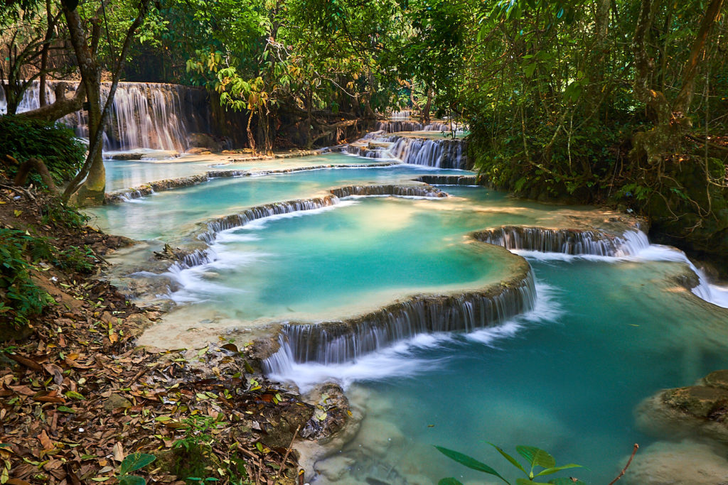 Pvk Photo | Les chutes de Kuang Si, Luang Prabang, Laos