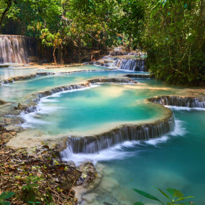 Pvk Photo | Les chutes de Kuang Si, Luang Prabang, Laos