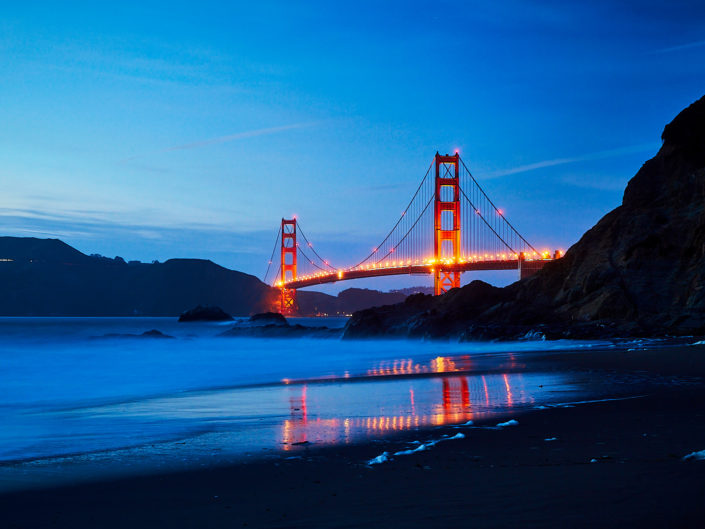 pvk photo Golden gate bridge San Francisco Baker Beach