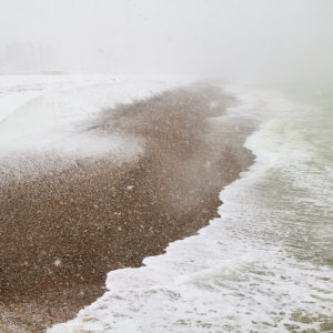 Pvk Photo | Plage de Fécamp enneigée